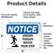 Signmission 3.5 in Height, 5 in Width, Vinyl Decal, Rectangle OS-2PACK-NS-D-35-L-18766 - alternate 3